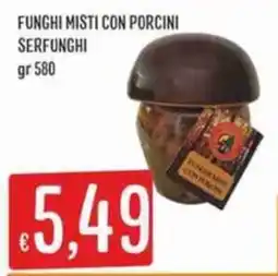 IperSisa Funghi misti con porcini Serfunghi offerta