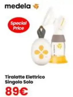Paniate Medela Tiralatte Elettrico Singolo Solo offerta