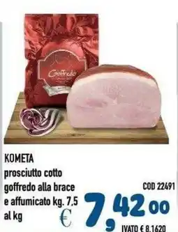 Del Prete Distribuzioni Prosciutto cotto goffredo alla brace e affumicato offerta