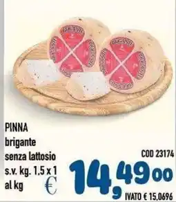 Del Prete Distribuzioni Pinna brigante senza lattosio offerta