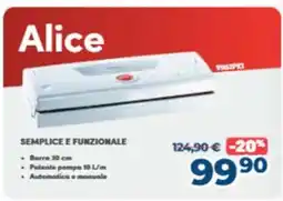 Elettrosintesi Alice offerta