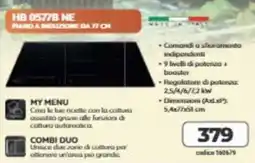 Elettrosintesi HB 0577B NE piano a induzione da 77 cm offerta