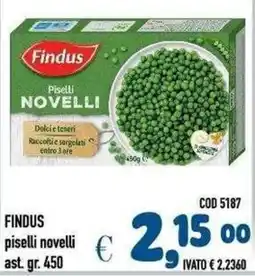 Del Prete Distribuzioni Findus piselli novelli offerta