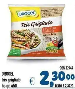 Del Prete Distribuzioni Orogel tris grigliato offerta