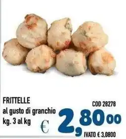 Del Prete Distribuzioni Frittelle al gusto di granchio offerta