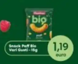 Paniate Snack Puff Bio Vari Gusti offerta