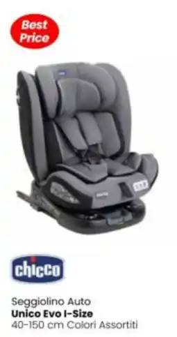 Paniate chicco Seggiolino Auto Unico Evo I-Size offerta