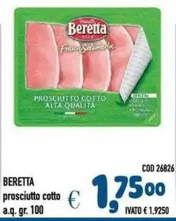 Del Prete Distribuzioni Beretta prosciutto cotto offerta
