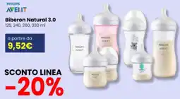 Paniate Biberon Natural 3.0 Philips Avent offerta