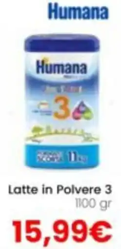 Paniate Humana Latte in Polvere 3 offerta