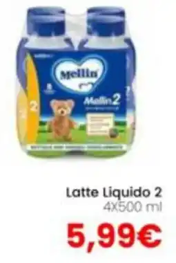Paniate Mellin Latte Liquido 2 offerta