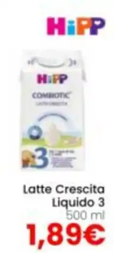 Paniate HiPP Latte Crescita Liquido 3 offerta