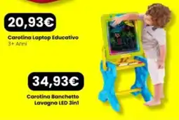 Paniate Carotina Laptop Educativo offerta