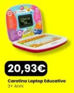 Paniate Carotina Laptop Educativo offerta