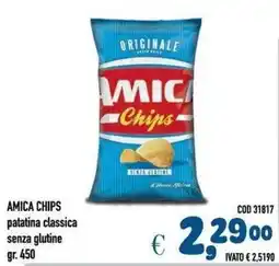 Del Prete Distribuzioni Amica chips patatina classica senza glutine offerta