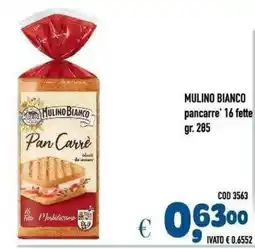 Del Prete Distribuzioni Mulino Bianco Pan Carrè offerta