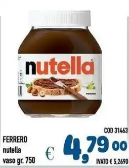 Del Prete Distribuzioni Ferrero nutella offerta
