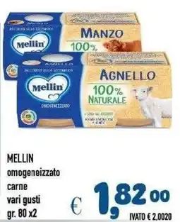 Del Prete Distribuzioni Mellin omogeneizzato carne offerta