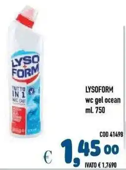 Del Prete Distribuzioni Lysoform wc gel ocean offerta