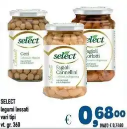 Del Prete Distribuzioni Select legumi lessati offerta