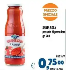 Del Prete Distribuzioni Santa Rosa passata di pomodoro offerta