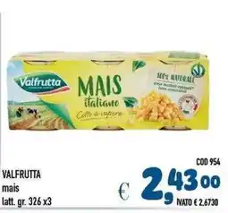 Del Prete Distribuzioni Valfrutta mais offerta