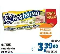 Del Prete Distribuzioni Nostromo tonno olio oliva offerta