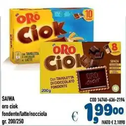 Del Prete Distribuzioni Oro Ciok offerta
