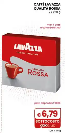 Gala Supermercati Caffè Lavazza Qualità Rossa offerta