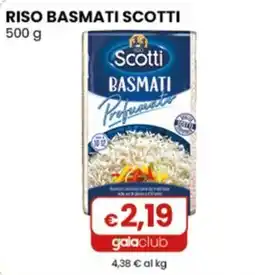 Gala Supermercati Riso basmati Scotti offerta