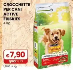 Gala Supermercati Crocchette per cani active Friskies offerta