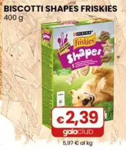 Gala Supermercati Biscotti shapes Friskies offerta