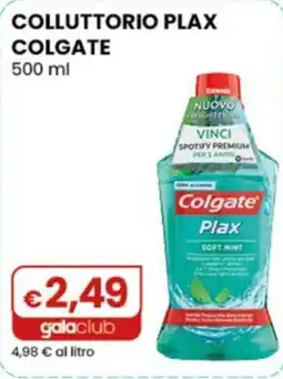 Gala Supermercati Colluttorio Plax Colgate offerta