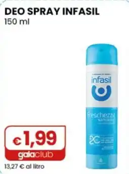 Gala Supermercati Deo spray infasil offerta