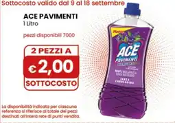 Gala Supermercati Ace pavimenti offerta