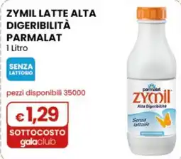 Gala Supermercati Zymil latte alta digeribilità Parmalat offerta