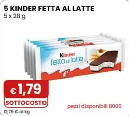 Gala Supermercati Kinder fetta al latte offerta