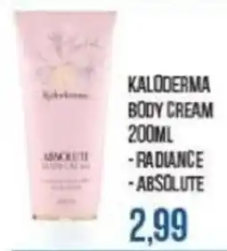 Beauty Si Kaloderma body cream offerta