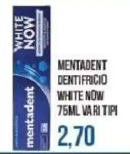 Beauty Si Mentadent dentifricio white now offerta