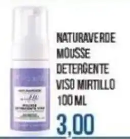 Beauty Si Naturaverde mousse detergente viso mirtillo offerta