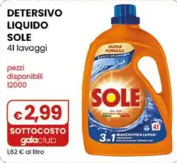 Gala Supermercati Detersivo liquido Sole offerta