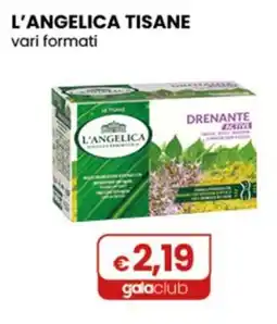 Gala Supermercati L'Angelica tisane drenante offerta