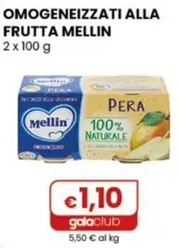 Gala Supermercati Omogeneizzati alla frutta Mellin Pera offerta