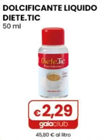 Dolcificante liquido Diete.Tic