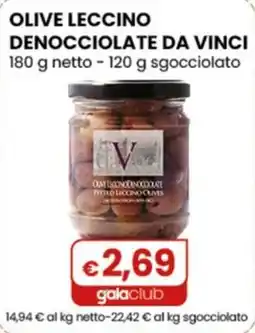 Gala Supermercati Olive leccino denocciolate da Vinci offerta