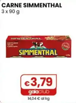 Gala Supermercati Carne Simmenthal offerta