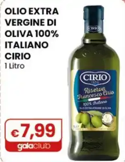 Gala Supermercati Olio extra vergine di oliva Cirio offerta