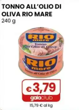 Gala Supermercati Tonno all'olio di oliva Rio Mare offerta