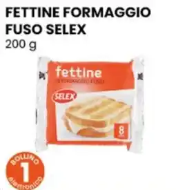 Gala Supermercati Fettine formaggio fuso Selex offerta