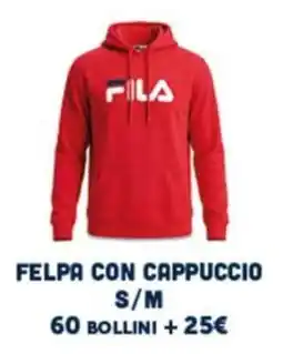 Gala Supermercati Felpa con cappuccio Fila offerta